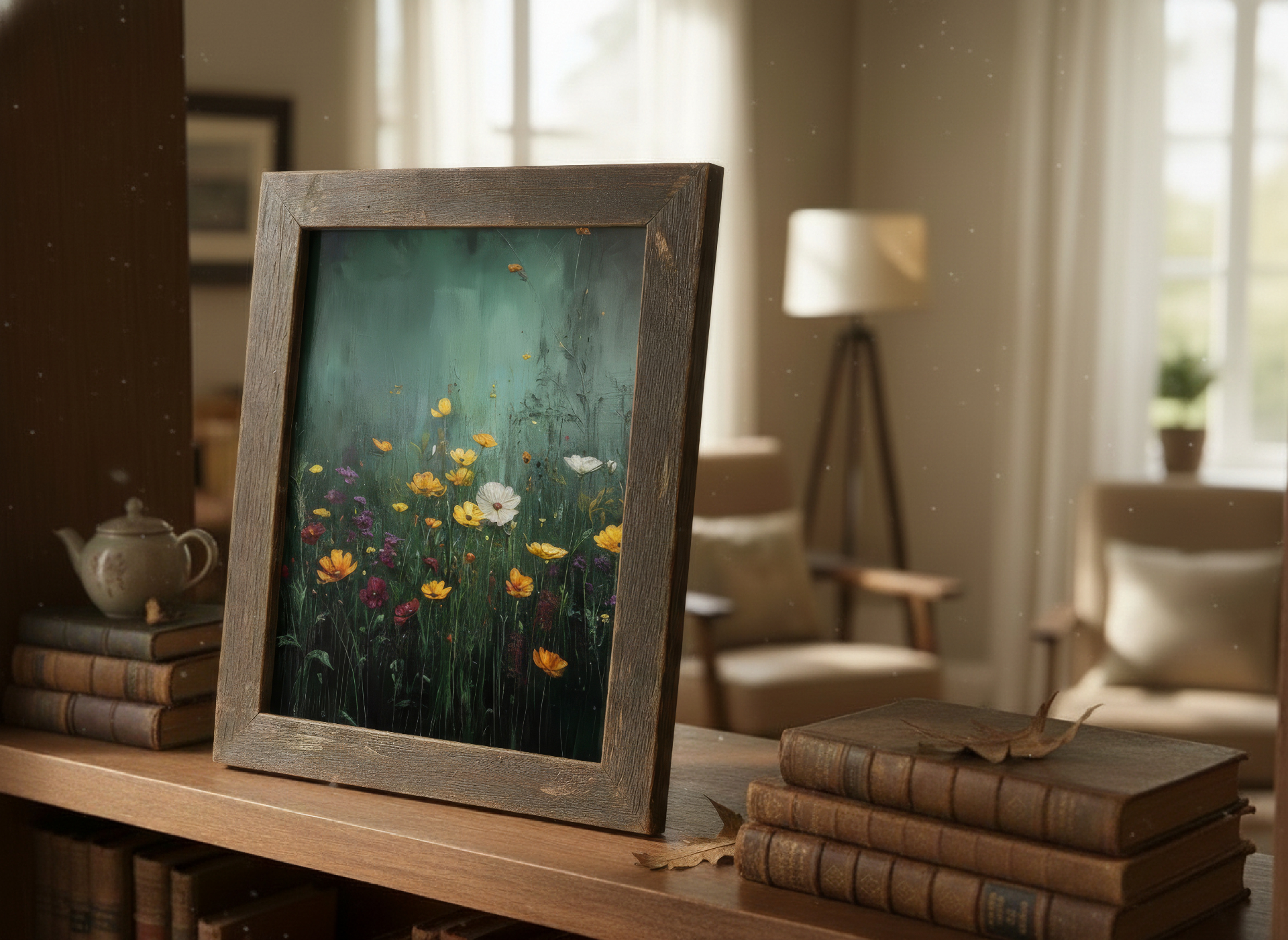 Example of prompt library generating a professional mockup